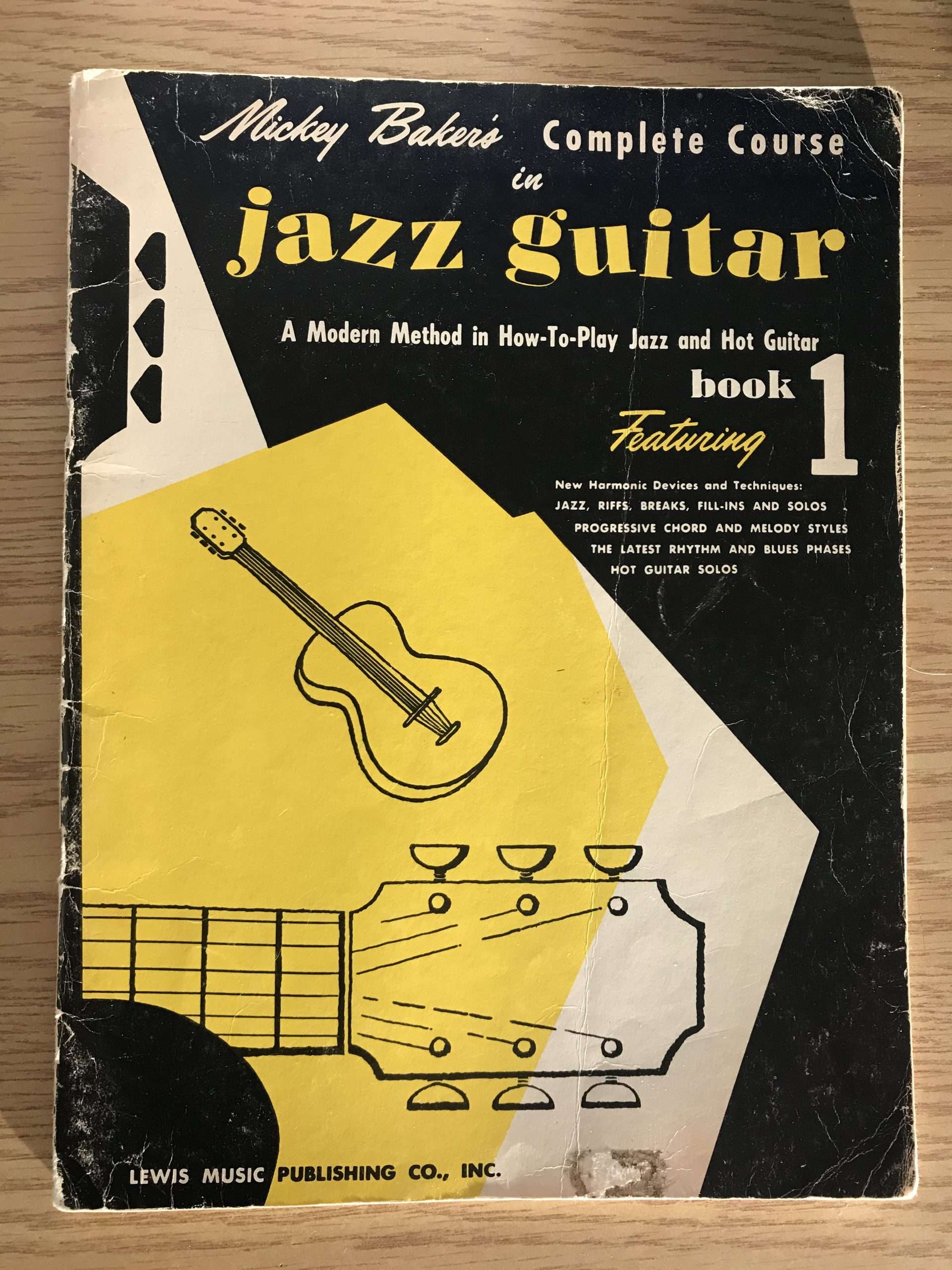 Mickey Baker's Jazz Guitar book Take a look at one of the first chords