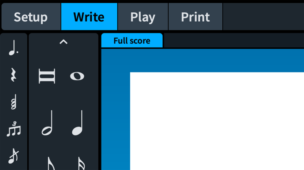 Dorico SE and Elements Mode Buttons
